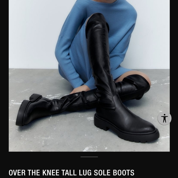 COPY - Zara over the knee boots - Picture 4 of 5
